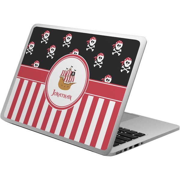 Custom Pirate & Stripes Laptop Skin - Custom Sized (Personalized)