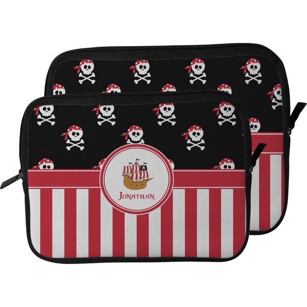 Pirate & Stripes Laptop Sleeve (Size Comparison)