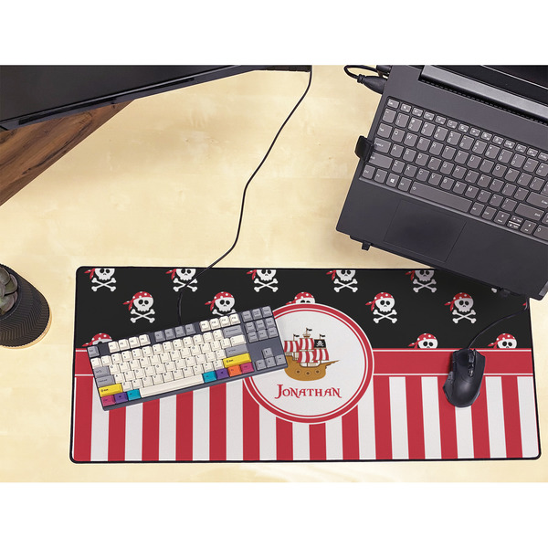 Pirate & Stripes Large Gaming Mats - LIFESTYLE