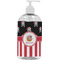 Pirate & Stripes Plastic Soap / Lotion Dispenser (16 oz - Large - White) (Personalized)