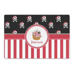 Pirate & Stripes Large Rectangle Car Magnet (Personalized)