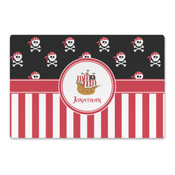 Pirate & Stripes Large Rectangle Car Magnet (Personalized)