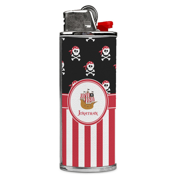 Custom Pirate & Stripes Case for BIC Lighters (Personalized)