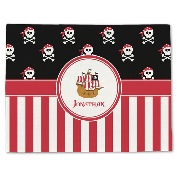 Pirate & Stripes Linen Placemat - Front