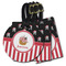Pirate & Stripes Luggage Tags - 3 Shapes Availabel