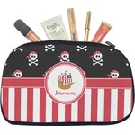 Pirate & Stripes Makeup / Cosmetic Bag - Medium (Personalized)