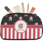 Pirate & Stripes Makeup / Cosmetic Bag - Medium (Personalized)