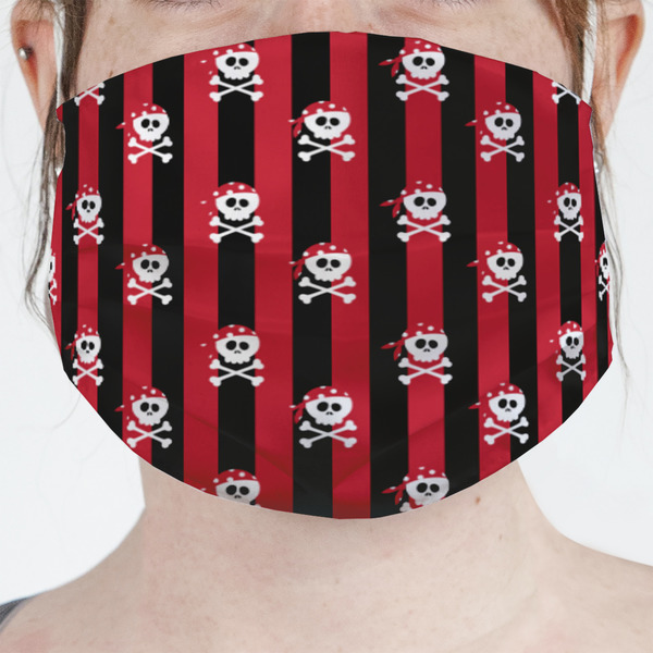 Custom Pirate & Stripes Face Mask Cover
