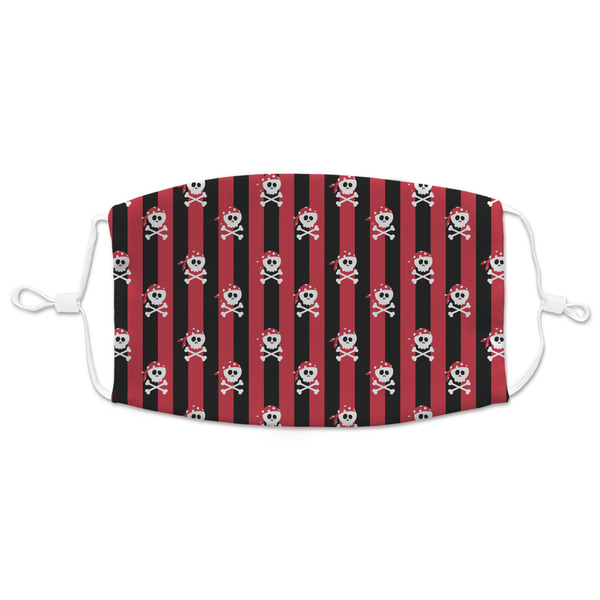 Custom Pirate & Stripes Adult Cloth Face Mask - XLarge