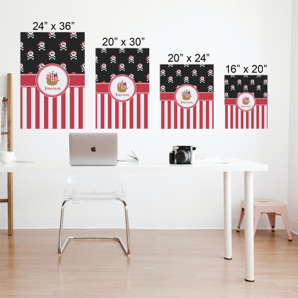 Pirate & Stripes Matte Poster - Sizes