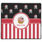 Pirate & Stripes XL Gaming Mouse Pad - 18" x 16" (Personalized)
