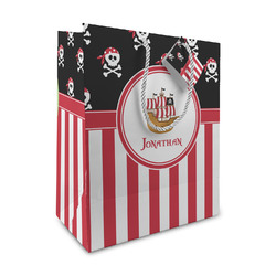 Pirate & Stripes Medium Gift Bag (Personalized)
