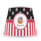 Pirate & Stripes Poly Film Empire Lampshade - Front View