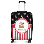 Pirate & Stripes Suitcase - 24" Medium - Checked (Personalized)
