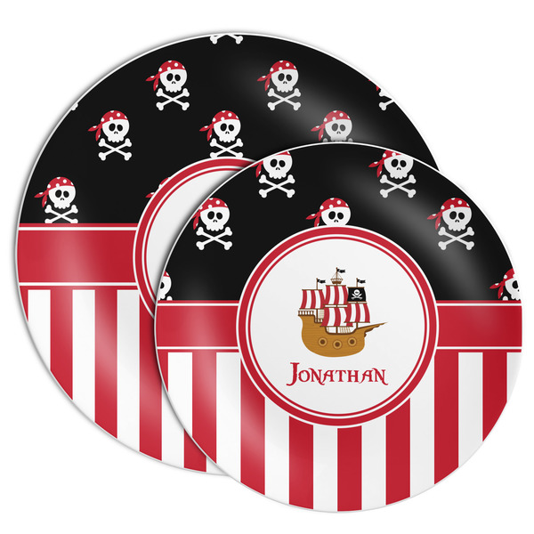 Pirate & Stripes Melamine Plates - PARENT/MAIN