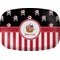 Pirate & Stripes Melamine Platter (Personalized)