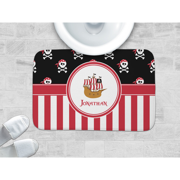 Pirate & Stripes Memory Foam Bath Mat - LIFESTYLE 34x21