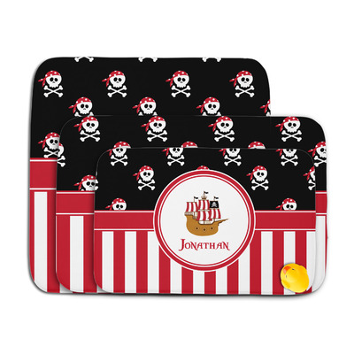 Pirate & Stripes Memory Foam Bath Mat (Personalized)