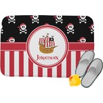 Pirate & Stripes Memory Foam Bath Mat - 24"x17" (Personalized)