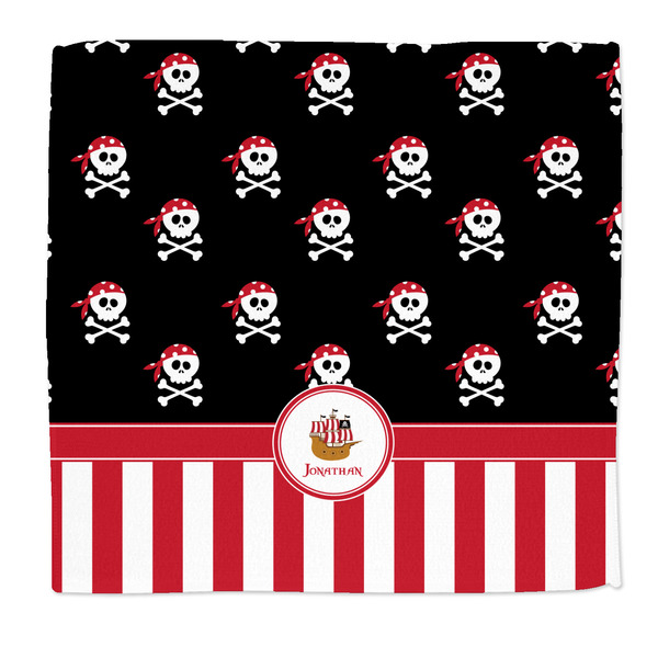 Custom Pirate & Stripes Microfiber Dish Rag (Personalized)