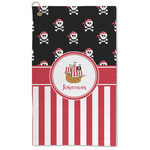 Pirate & Stripes Microfiber Golf Towel - Large (Personalized)