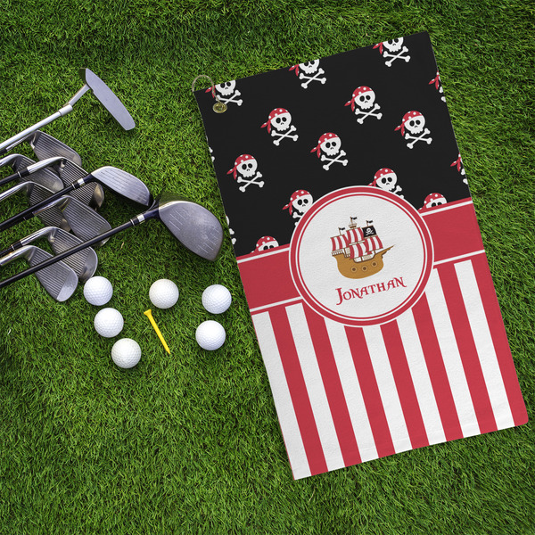 Pirate & Stripes Microfiber Golf Towels - LIFESTYLE