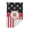 Pirate & Stripes Microfiber Golf Towels Small - FRONT FOLDED