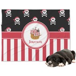 Pirate & Stripes Dog Blanket - Regular (Personalized)