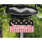 Pirate & Stripes Mini License Plate on Bicycle - LIFESTYLE Two holes