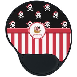 Pirate & Stripes Mouse Pad with Wrist Support