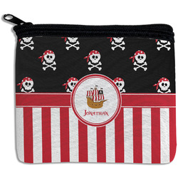 Pirate & Stripes Rectangular Coin Purse (Personalized)