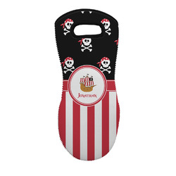 Pirate & Stripes Neoprene Oven Mitt w/ Name or Text