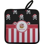 Pirate & Stripes Pot Holder w/ Name or Text
