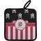 Pirate & Stripes Pot Holder w/ Name or Text