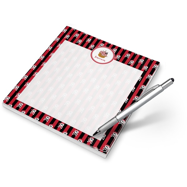 Custom Pirate & Stripes Notepad (Personalized)