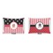 Pirate & Stripes  Outdoor Rectangular Throw Pillow (Front and Back)