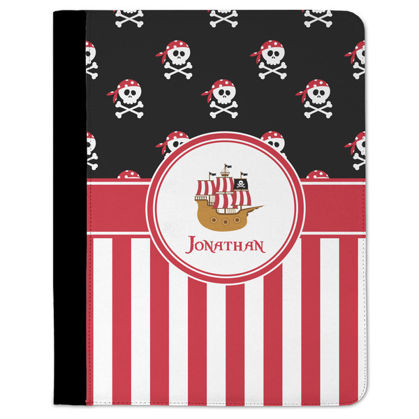 Custom Pirate & Stripes Padfolio Clipboard - Large (Personalized)
