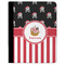 Pirate & Stripes Padfolio Clipboards - Large - FRONT