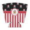 Pirate & Stripes Party Cup Sleeves - with bottom - FRONT