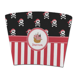Pirate & Stripes Party Cup Sleeve - without bottom (Personalized)