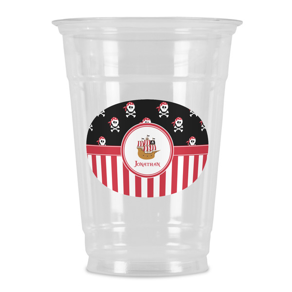 Custom Pirate & Stripes Party Cups - 16oz (Personalized)