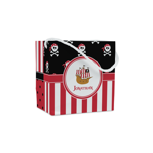 Custom Pirate & Stripes Party Favor Gift Bags (Personalized)