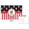 Pirate & Stripes Disposable Paper Placemat - Front & Back