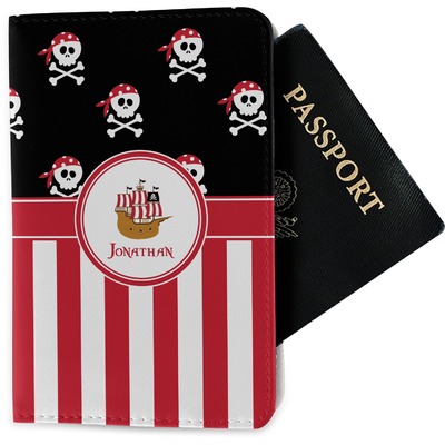 Pirate & Stripes Passport Holder - Fabric (Personalized)