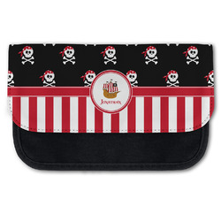 Pirate & Stripes Canvas Pencil Case w/ Name or Text