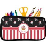 Pirate & Stripes Neoprene Pencil Case (Personalized)