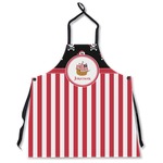 Pirate & Stripes Apron Without Pockets w/ Name or Text