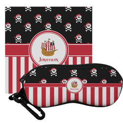 Pirate & Stripes Eyeglass Case & Cloth (Personalized)