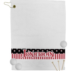 Pirate & Stripes Golf Bag Towel (Personalized)