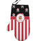 Pirate & Stripes Left Oven Mitt (Personalized)